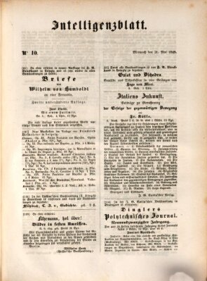 Morgenblatt für gebildete Leser (Morgenblatt für gebildete Stände) Mittwoch 31. Mai 1848