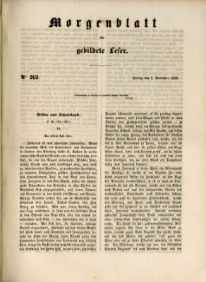 Morgenblatt für gebildete Leser (Morgenblatt für gebildete Stände) Freitag 1. November 1850