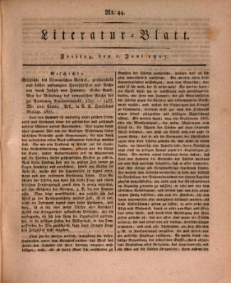 Morgenblatt für gebildete Stände Freitag 1. Juni 1827