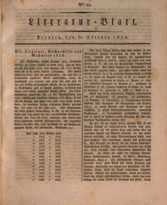 Morgenblatt für gebildete Stände Freitag 31. Oktober 1828