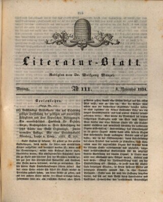 Morgenblatt für gebildete Stände Montag 3. November 1834