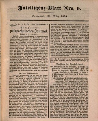 Morgenblatt für gebildete Stände Samstag 28. März 1835