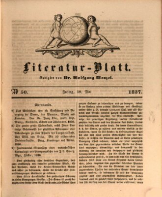 Morgenblatt für gebildete Leser (Morgenblatt für gebildete Stände) Freitag 19. Mai 1837