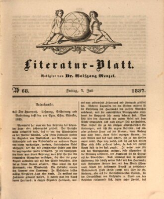 Morgenblatt für gebildete Leser (Morgenblatt für gebildete Stände) Freitag 7. Juli 1837