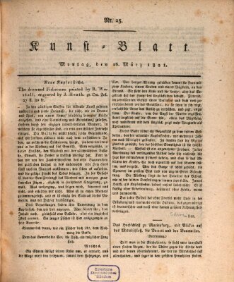 Morgenblatt für gebildete Stände Montag 26. März 1821
