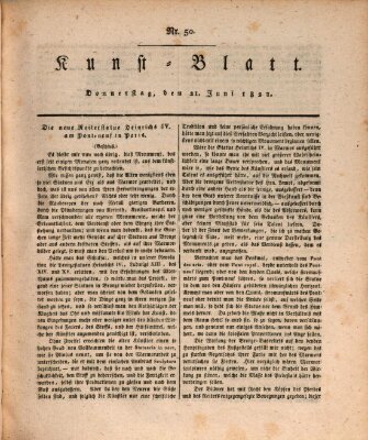 Morgenblatt für gebildete Stände Donnerstag 21. Juni 1821