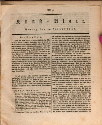 Morgenblatt für gebildete Stände Montag 14. Januar 1822