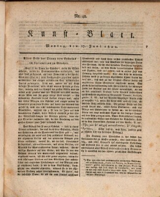 Morgenblatt für gebildete Stände Montag 17. Juni 1822