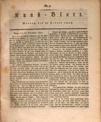 Morgenblatt für gebildete Stände Montag 17. Januar 1825