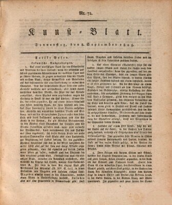 Morgenblatt für gebildete Stände Donnerstag 8. September 1825
