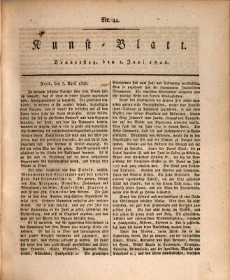 Morgenblatt für gebildete Stände Donnerstag 1. Juni 1826