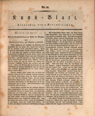 Morgenblatt für gebildete Stände Donnerstag 2. November 1826