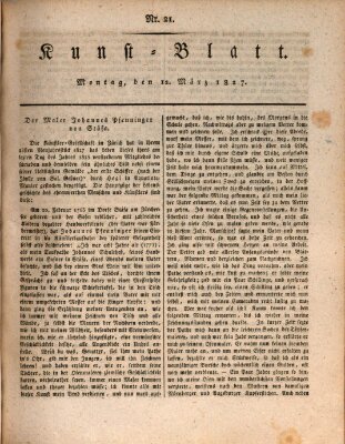 Morgenblatt für gebildete Stände Montag 12. März 1827
