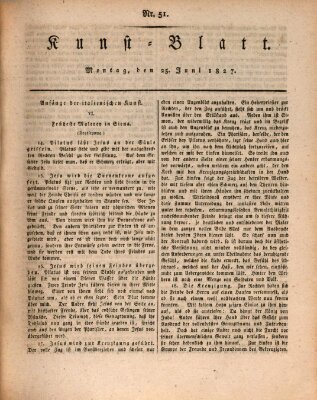 Morgenblatt für gebildete Stände Montag 25. Juni 1827