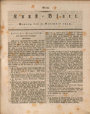 Morgenblatt für gebildete Stände Montag 17. November 1828