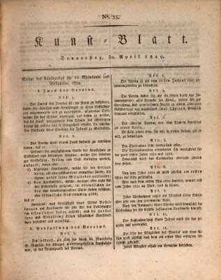 Morgenblatt für gebildete Stände Donnerstag 30. April 1829