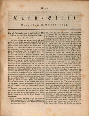 Morgenblatt für gebildete Stände Donnerstag 15. Oktober 1829