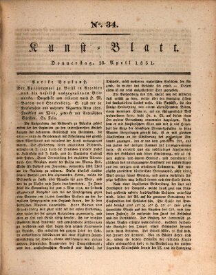Morgenblatt für gebildete Stände Donnerstag 28. April 1831
