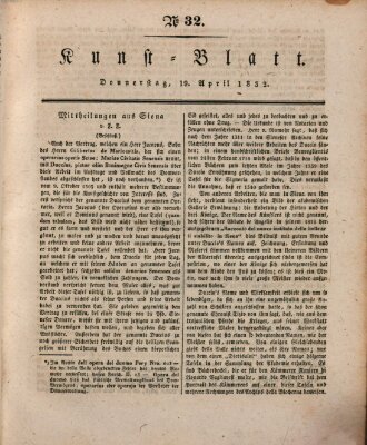 Morgenblatt für gebildete Stände Donnerstag 19. April 1832