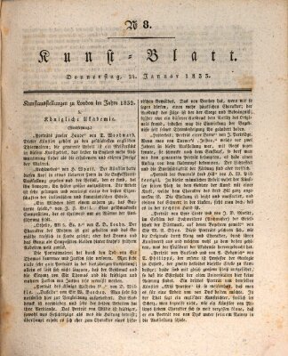 Morgenblatt für gebildete Stände Donnerstag 24. Januar 1833