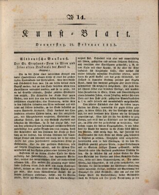Morgenblatt für gebildete Stände Donnerstag 14. Februar 1833