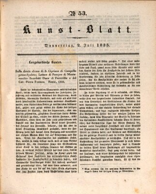 Morgenblatt für gebildete Stände Donnerstag 2. Juli 1835