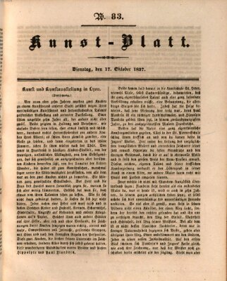 Morgenblatt für gebildete Leser (Morgenblatt für gebildete Stände) Dienstag 17. Oktober 1837