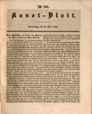 Morgenblatt für gebildete Leser (Morgenblatt für gebildete Stände) Donnerstag 29. März 1838