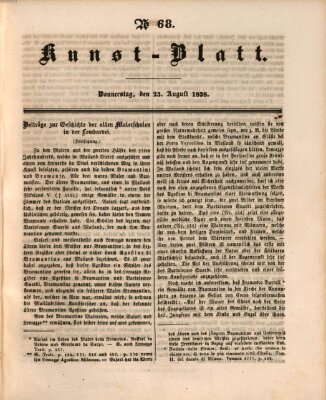 Morgenblatt für gebildete Leser (Morgenblatt für gebildete Stände) Donnerstag 23. August 1838