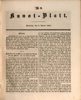 Morgenblatt für gebildete Leser (Morgenblatt für gebildete Stände) Dienstag 8. Januar 1839