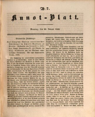 Morgenblatt für gebildete Leser (Morgenblatt für gebildete Stände) Dienstag 22. Januar 1839
