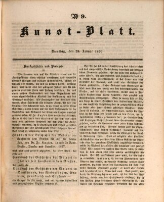 Morgenblatt für gebildete Leser (Morgenblatt für gebildete Stände) Dienstag 29. Januar 1839