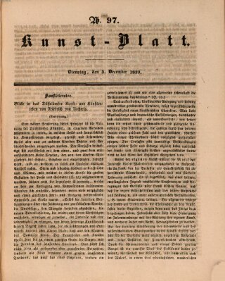 Morgenblatt für gebildete Leser (Morgenblatt für gebildete Stände) Dienstag 3. Dezember 1839