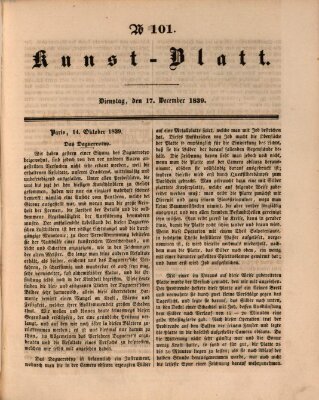 Morgenblatt für gebildete Leser (Morgenblatt für gebildete Stände) Dienstag 17. Dezember 1839