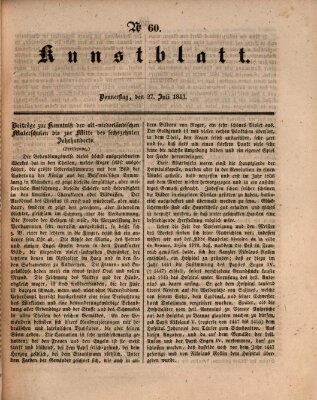 Morgenblatt für gebildete Leser (Morgenblatt für gebildete Stände) Donnerstag 27. Juli 1843