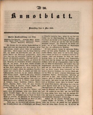 Morgenblatt für gebildete Leser (Morgenblatt für gebildete Stände) Donnerstag 2. Mai 1844