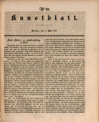 Morgenblatt für gebildete Leser (Morgenblatt für gebildete Stände) Dienstag 11. Juni 1844