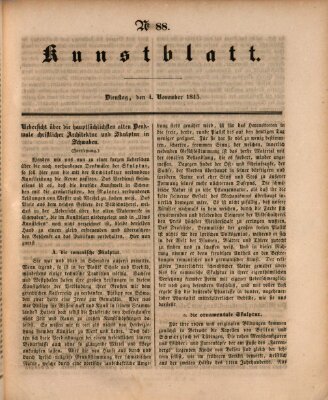 Morgenblatt für gebildete Leser (Morgenblatt für gebildete Stände) Dienstag 4. November 1845