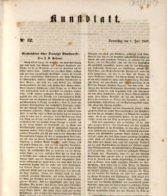 Morgenblatt für gebildete Leser (Morgenblatt für gebildete Stände) Donnerstag 1. Juli 1847