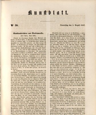 Morgenblatt für gebildete Leser (Morgenblatt für gebildete Stände) Donnerstag 5. August 1847