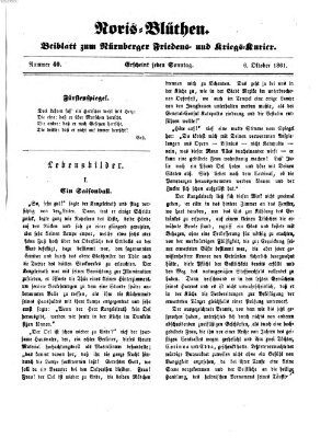 Norisblüthen (Nürnberger Abendzeitung) Sonntag 6. Oktober 1861