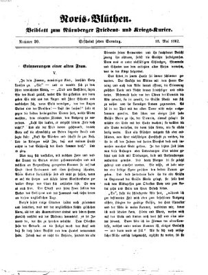 Norisblüthen (Nürnberger Abendzeitung) Sonntag 18. Mai 1862