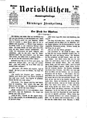 Norisblüthen (Nürnberger Abendzeitung) Sonntag 9. Juli 1865