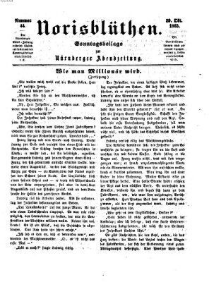 Norisblüthen (Nürnberger Abendzeitung) Sonntag 29. Oktober 1865