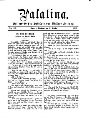 Palatina (Pfälzer Zeitung) Dienstag 19. Oktober 1869