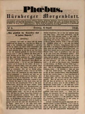 Phoebus (Nürnberger Tagblatt) Sonntag 9. August 1846