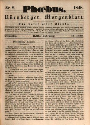 Phoebus (Nürnberger Tagblatt) Donnerstag 13. Januar 1848