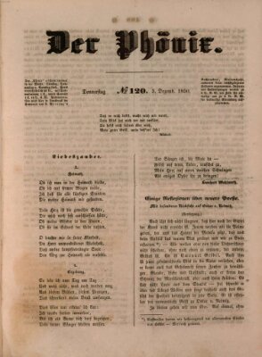 Der Phönix Donnerstag 5. Dezember 1850
