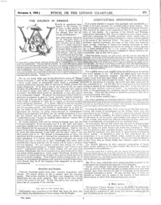 Punch Samstag 3. November 1855