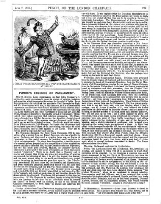 Punch Samstag 7. Juni 1856
